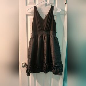 Max and Cleo Mock 2-piece Black Dress Size 10